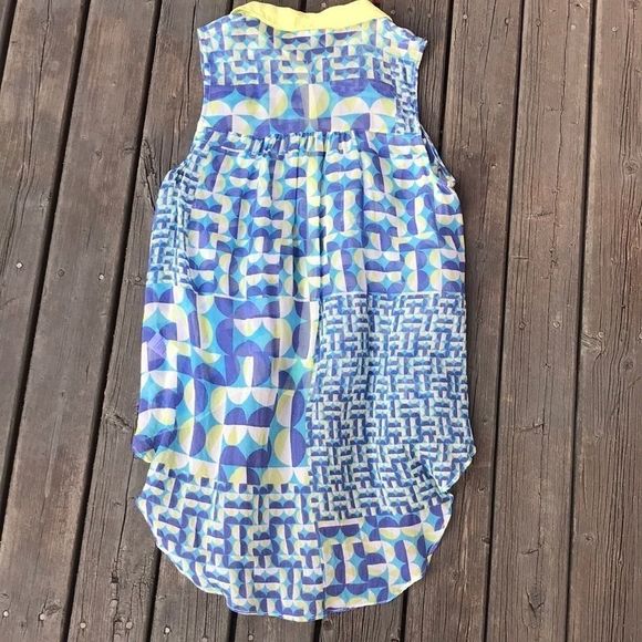 💫4/30 ADDISON Silk Hi-Low Sleeveless Blouse - Picture 7 of 9